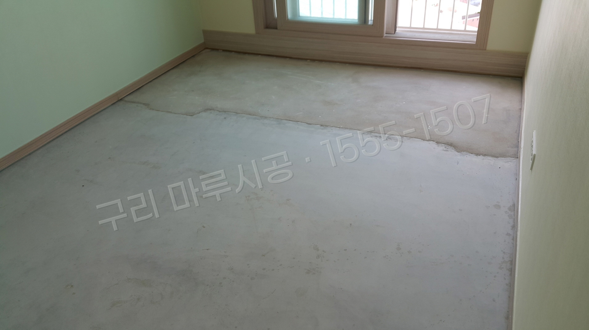 구리 인창동 바닥공사 마루시공업체 한솔 울트라 화이트워시오크 아파트 시공 전
